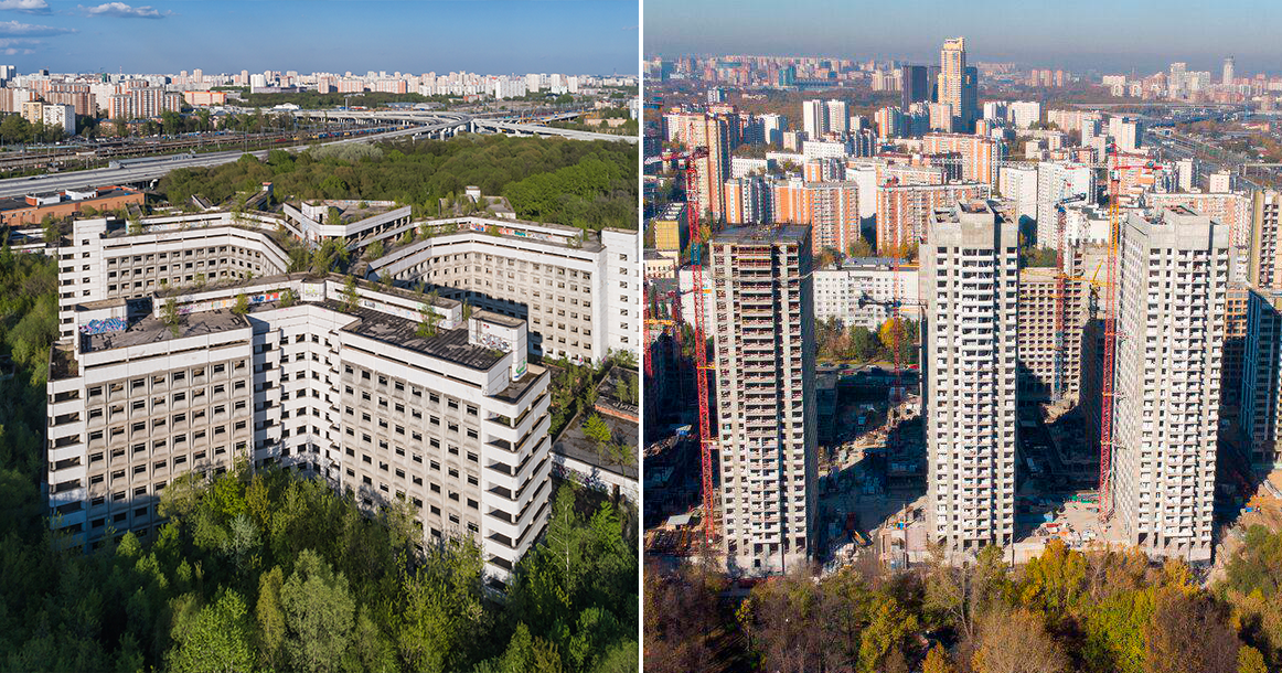 Закончилось строительство первого ЖК на месте легендарной заброшенной ...